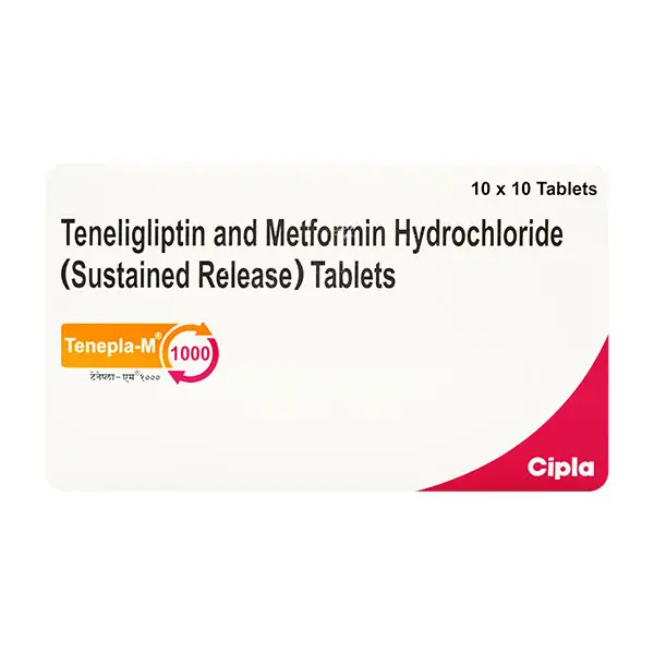 Tenepla M 1000mg/20mg Tablet SR